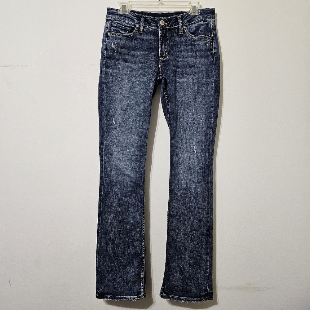 Silver Elyse Slim Boot Cut Tall Jeans